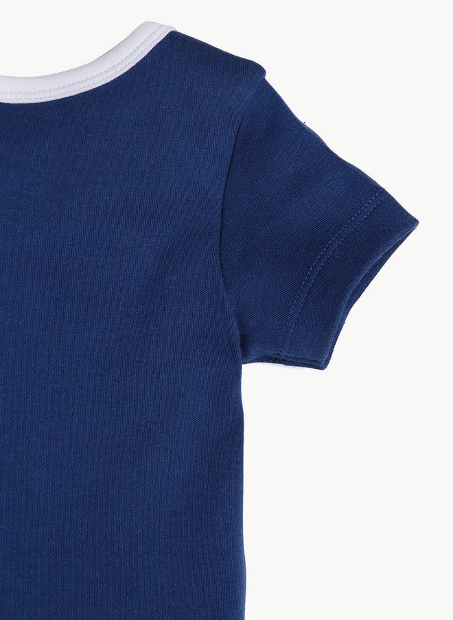 Bontots Infant Boys Organic Cotton T-Shirt with Graphic Print - Image 5